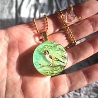 Image 4 of Goldfinch Resin Pendant