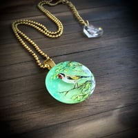 Image 3 of Goldfinch Resin Pendant