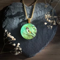 Image 1 of Goldfinch Resin Pendant