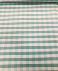 Image 2 of Loneta/Vichy - Doble Cara - Cuadro Grande - AGUAMARINA - 8€/m