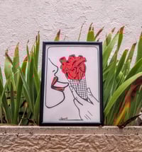 Image 1 of LAMINA ART DESCORAZONADO SUPERFE | CUADRO CORAZON | LAMINA EXCLUSIVA DECORACION SUPERFE.ES