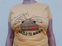 Image 2 of CAMISETA AMARILLA GANCHILLO SUPERFE | CAMISETA CHICA | CAMISETAS EXCLUSIVAS ORIGINALES SUPERFE.ES