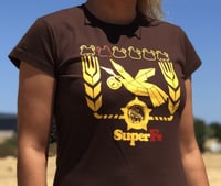 Image 2 of CAMISETA CHOCOLATE GANSO SUPERFE | CAMISETA CHICA | CAMISETAS EXCLUSIVAS ORIGINALES SUPERFE.ES