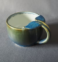 Image 2 of AQUAMARINE TAIL GREEN WHALE MUG