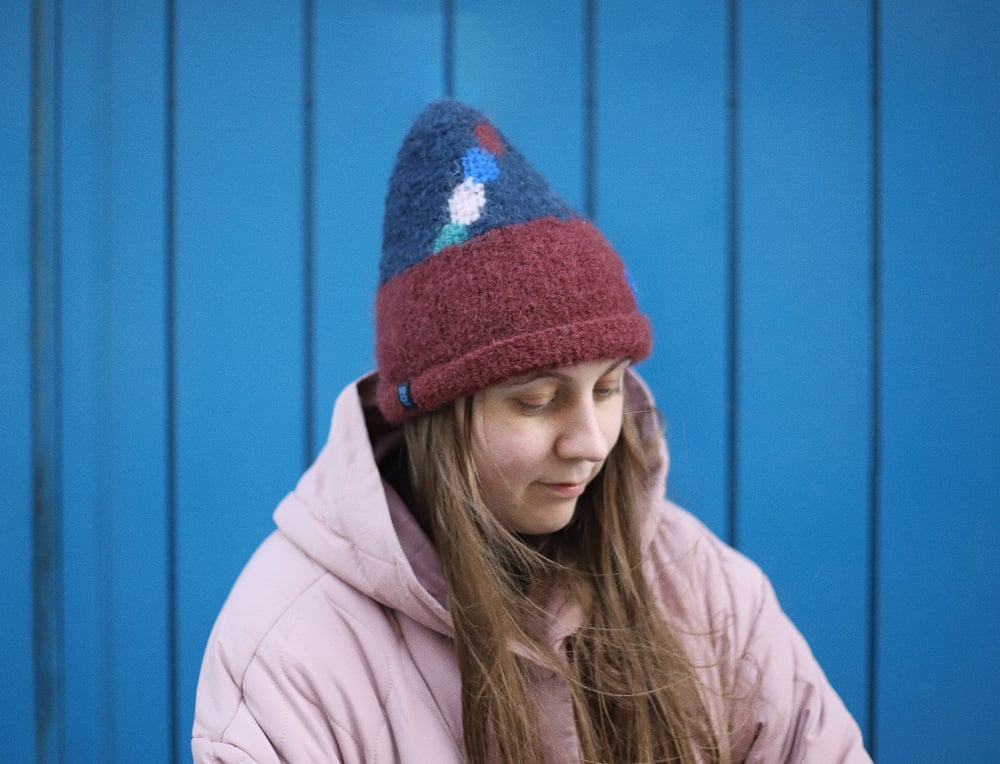 Image of DARK MOHAIR CAP