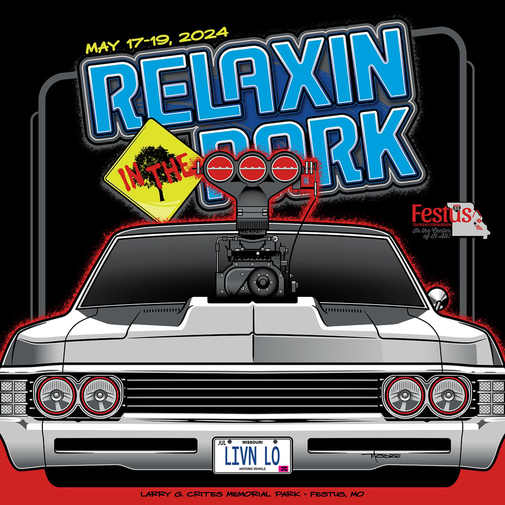 Image of Relaxin in the Park "Pro Street Impala" Banner