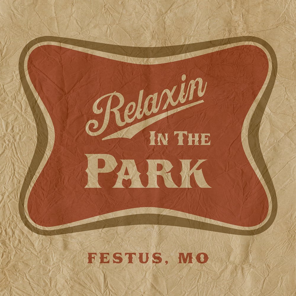 Image of Relaxin in the Park "Vintage Logo" Banner