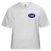 Image of Blue CMB Logo T-Shirt