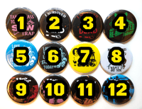 Image 3 of Horror Movie 2.25" Inch Buttons 