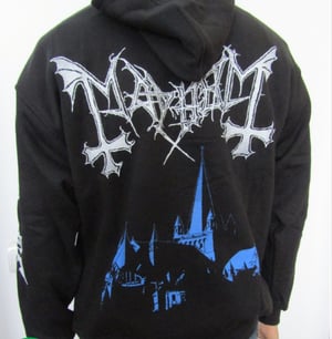 Mayhem - De Mysteriis Dom Sathanas (zipper hoodie)