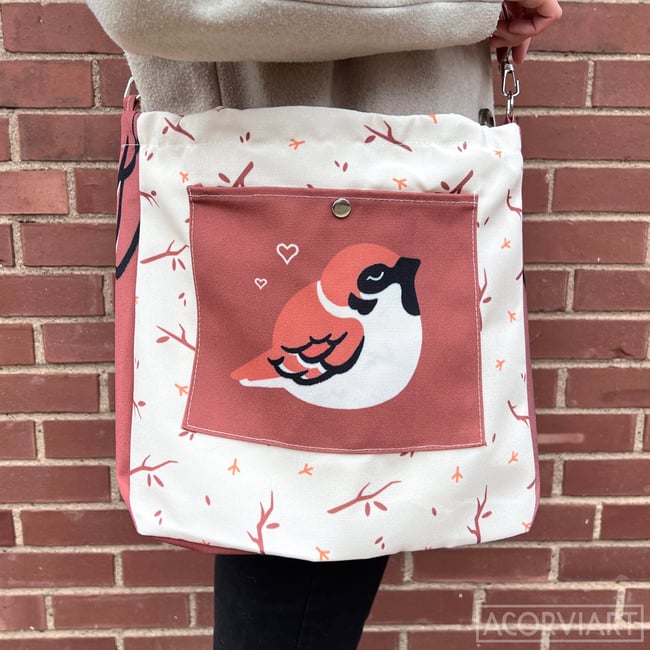 Sparrow Tote Bag (Long Strap)