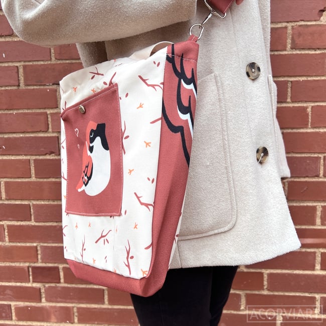 Sparrow Tote Bag (Long Strap)