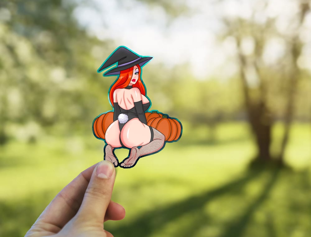 Image of Sexy Halloween Jessica Rabbit Sticker