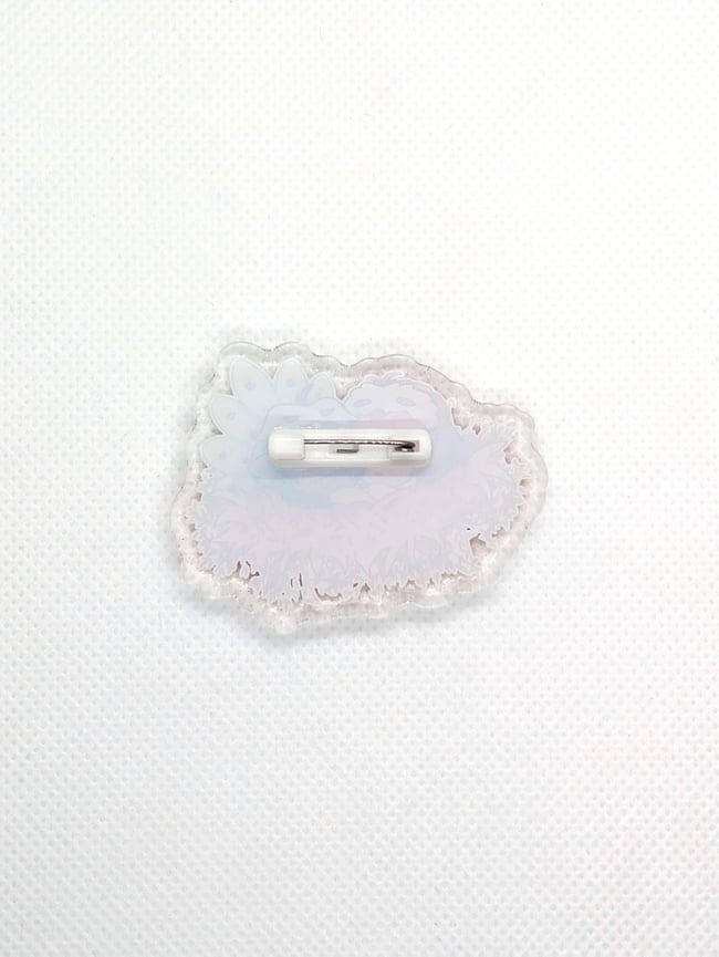 [KLCCON EXCLUSIVE] 2" Inch Owluc & Peakae Holographic Glitter Acrylic Pin