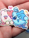 2"-2'5" Inch Holographic Kaeluc Wubbaboo Stickers x2