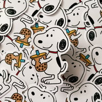 Boba Snoopy Vinyl Sticker