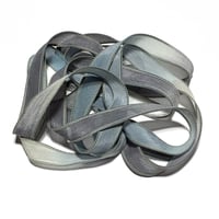 Image 2 of 1PC. RELIC 42" hand dyed wrist wrap bracelet silk ribbon/by COLOR KISSED SILK