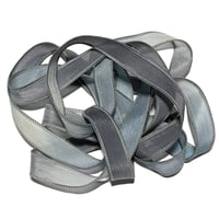 Image 1 of 1PC. RELIC 42" hand dyed wrist wrap bracelet silk ribbon/by COLOR KISSED SILK