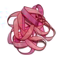 Image 4 of 1PC. FESTIVAL  42" hand dyed wrist wrap bracelet silk ribbon/by COLOR KISSED SILK