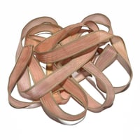 Image 4 of 1PC. TRANQUIL 42" hand dyed wrist wrap bracelet silk ribbon/by COLOR KISSED SILK