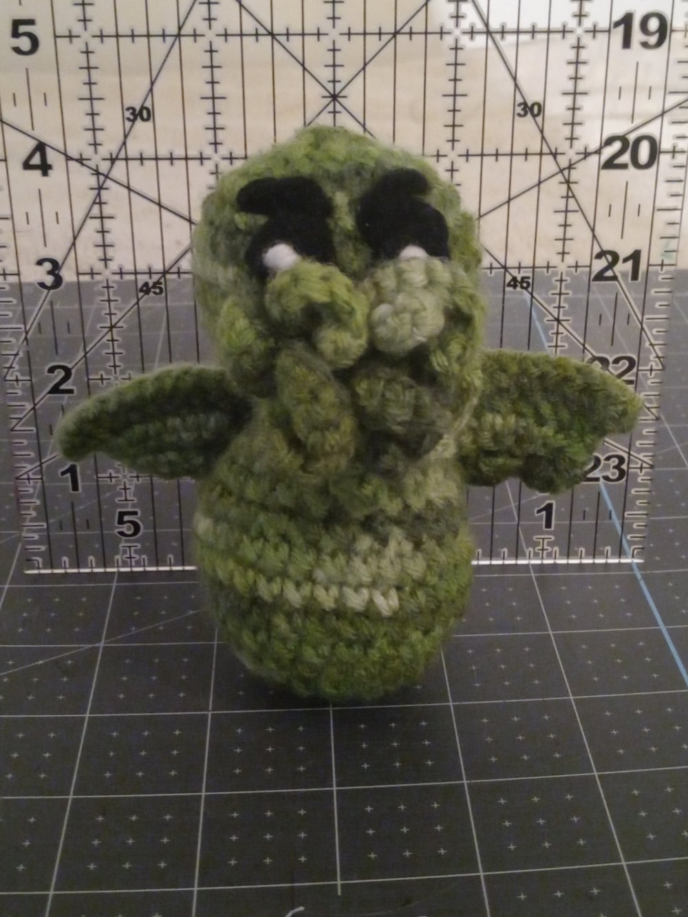 Cthulhu Crochet Creature - Green Small