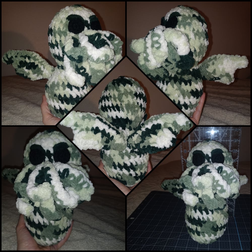 Cthulhu Crochet Creature - Big Green Plush