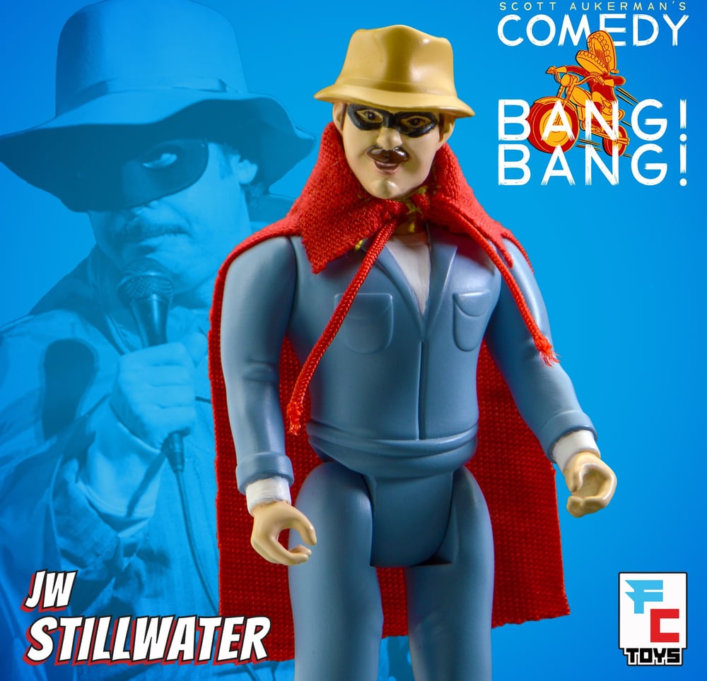 **SOLD OUT** JW STILLWATER (Paul F. Tompkins) Comedy Bang Bang Series 1 Action Figure by FC Toys