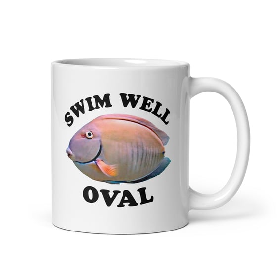Image of Coral City Camera Swim Well Oval Mug