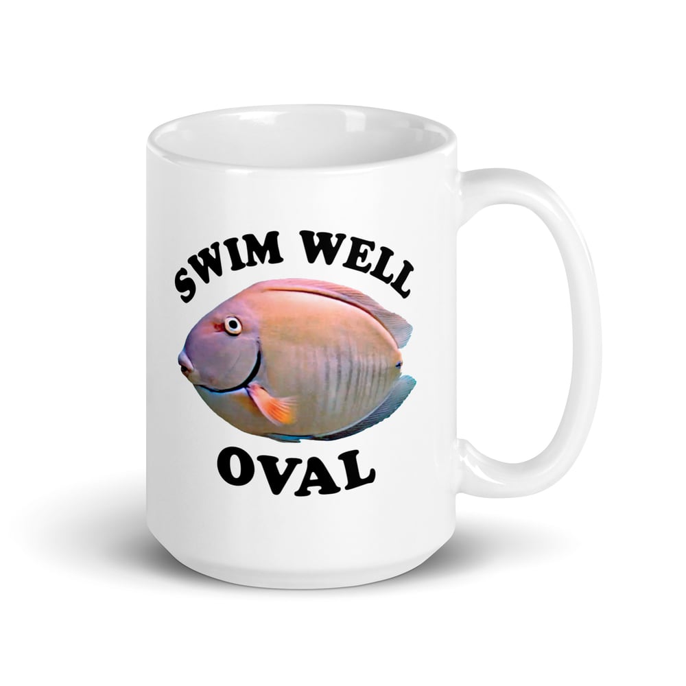 Image of Coral City Camera Swim Well Oval Mug