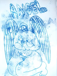 Monoprint Angel