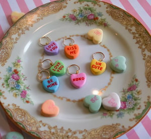 Image of Candy heart hair charms 