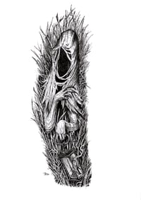 Reaper in reeds