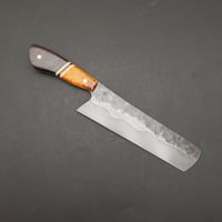 Image 5 of Hand forged Nakiri with hamon 