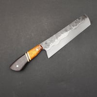 Image 1 of Hand forged Nakiri with hamon