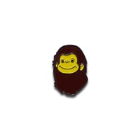 Image 1 of A Curious Ape pin