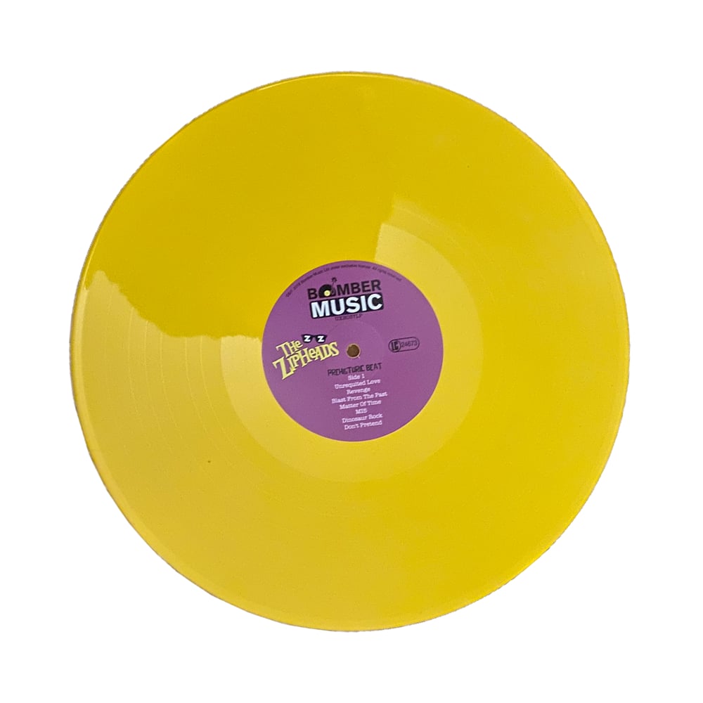 Prehistoric Beat LP 2nd Pressing on solid yellow vinyl