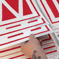 Image 3 of RED RED CLASSIK SCREENPRINT