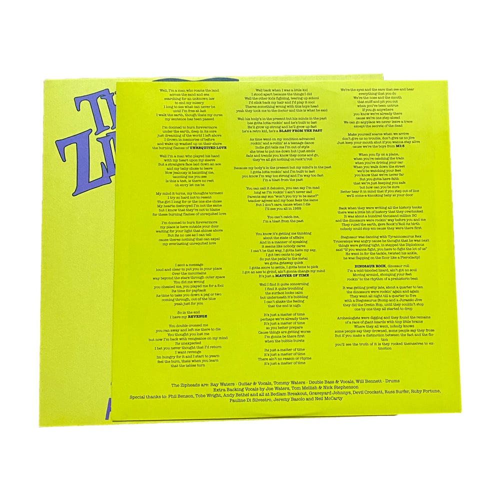 Prehistoric Beat LP 2nd Pressing on solid yellow vinyl