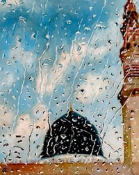 Rain in Medina print 