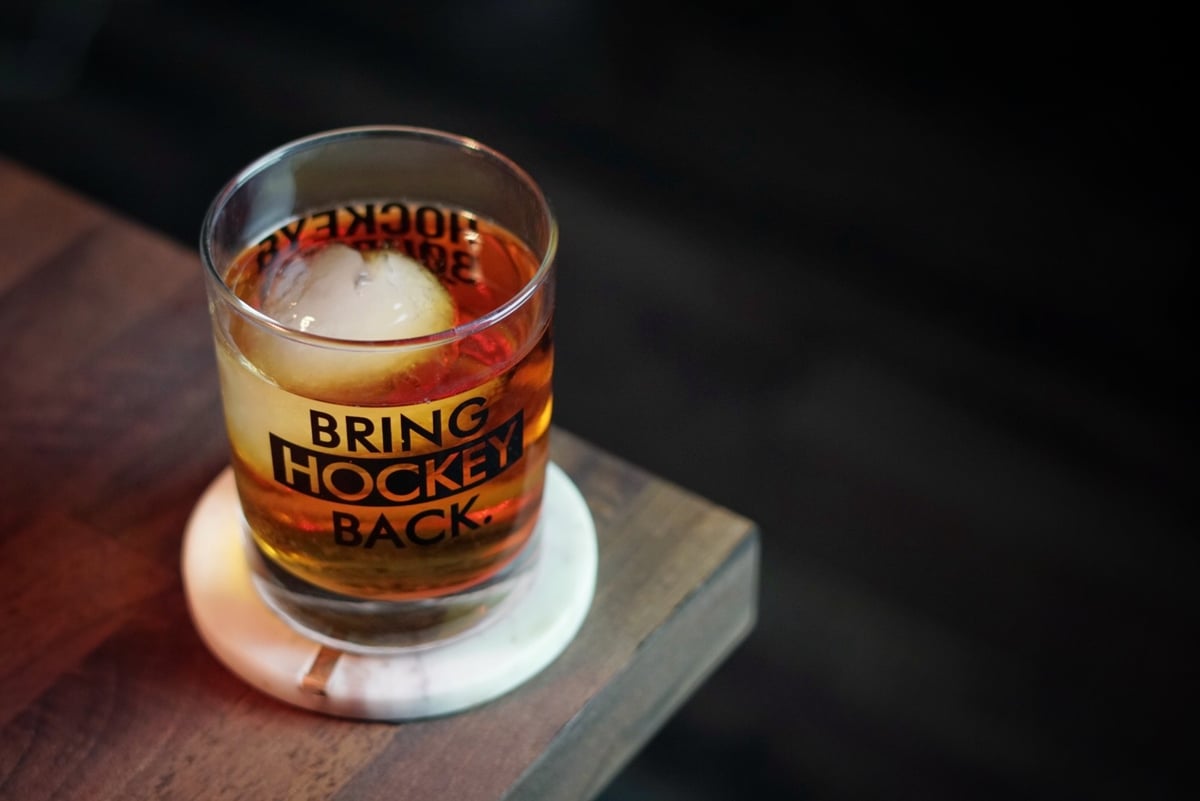 Hockey & Bourbon XL Glass [Shipping Included]
