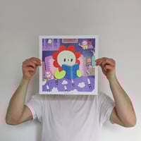 Image of 'Une Bonne Lecture' Risographie 30x30cm
