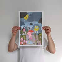 Image of 'Dimanche Pluvieux' Risographie A3