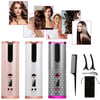 Cordless Automatic Curling Iron Portable Rechargeable Lazy Hair Curler LCD Display Wave styler 