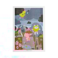 Image of 'Dimanche Pluvieux' Risographie A3