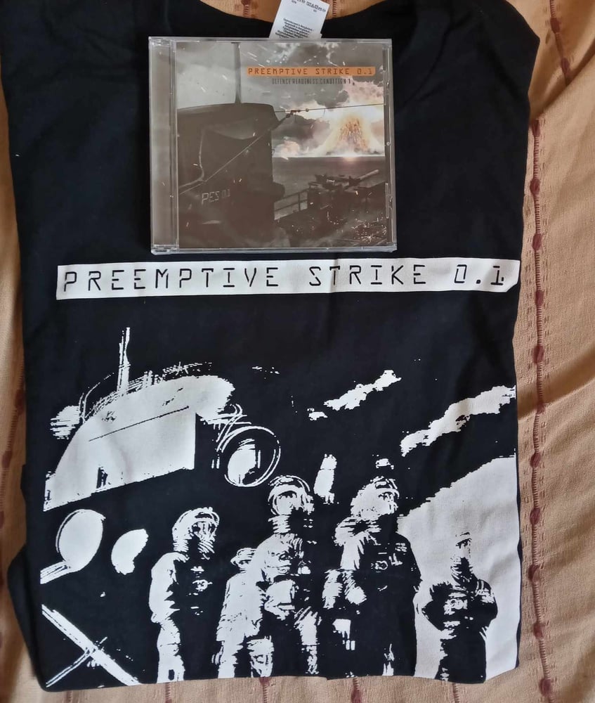 Image of Defence Rediness Condition 1 CD - MARAUDERS FROM EARTH - T-Shirt Bundle