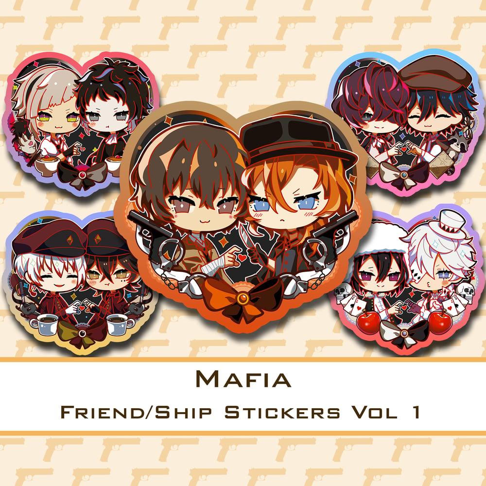 🔹Bungou Stray Dogs🔹 Friend/Ships Stickers