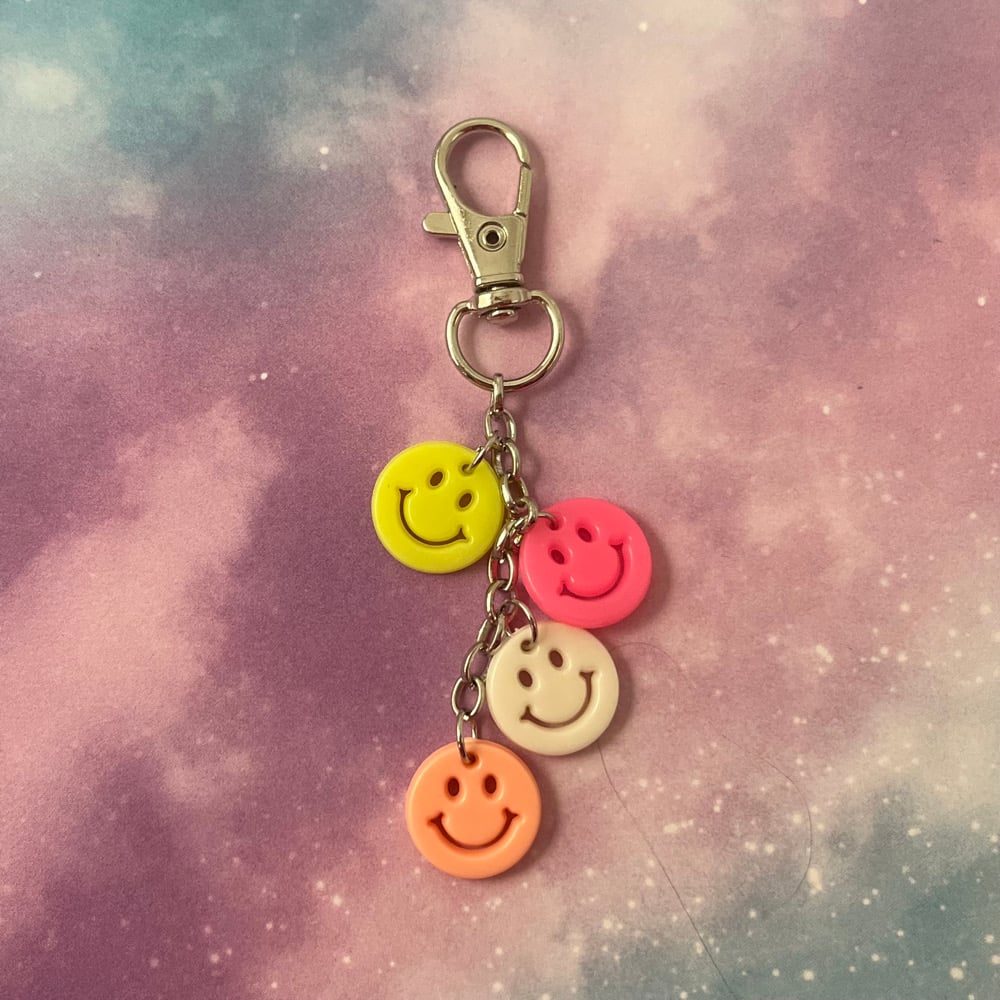 Image of Mini Smiley Face Keychain