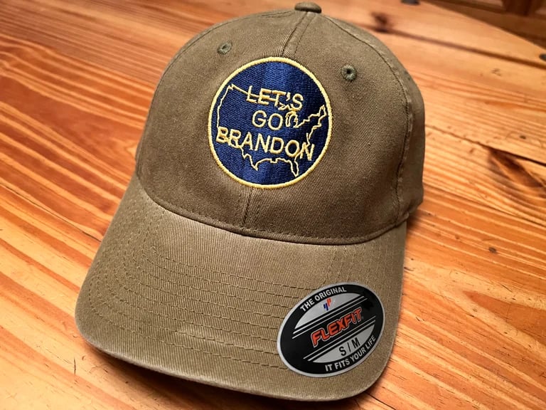 Image of LET'S GO BRANDON BP PATCH - FLEXFIT CAP
