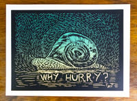 Image 1 of Why Hurry? Serigraph