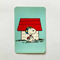 Image 3 of Carte  calendrier Snoopy année 85